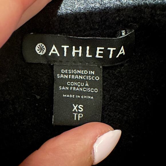 ATHLETA Women's Alpine Turtleneck Sweater Size XS In Black - Picture 7 of 11